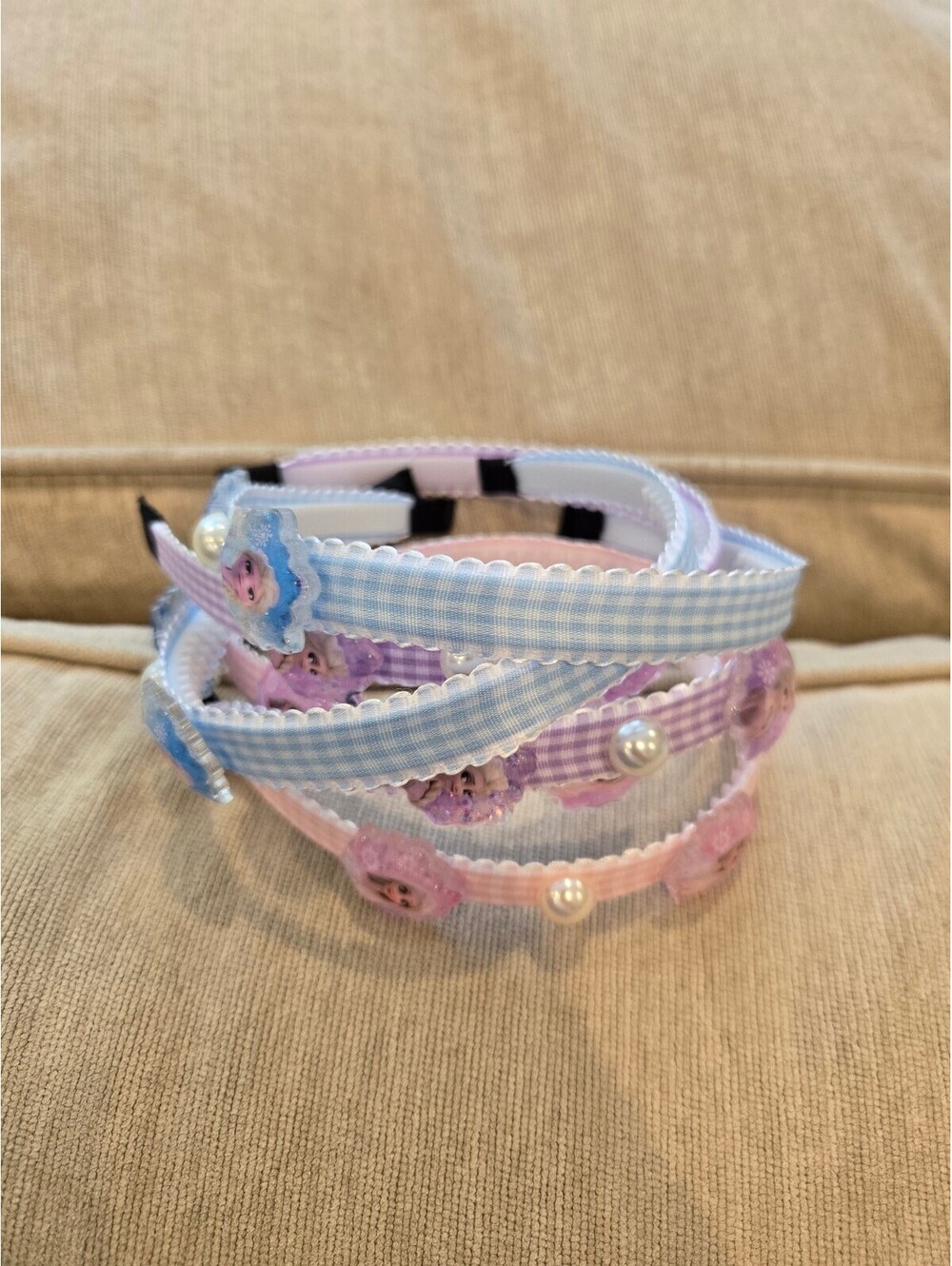 Disney Frozen pearl headband set of 3